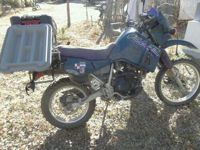 The bike Lori used to tour all over Mexico and Central America